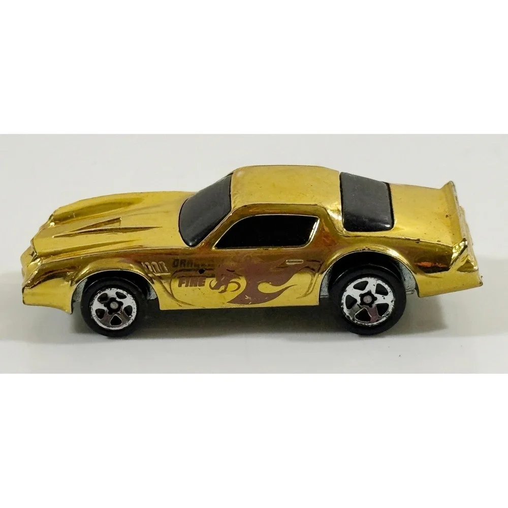 Hot Wheels Dragon Fire Z-28 Camaro Kids 1:64 Gold Chrome Diecast Toy Car 1982
